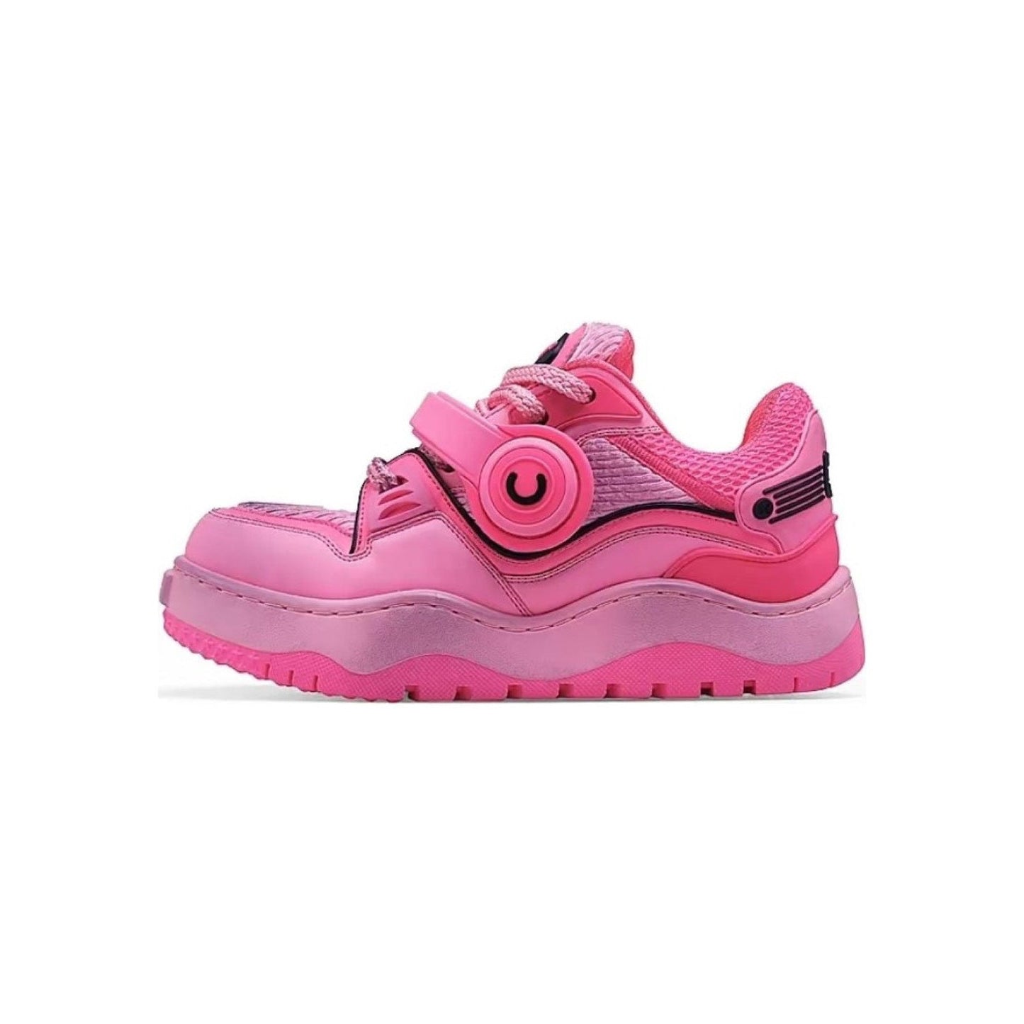 Cat & Sofa Headphone Shoes 'Triple Pink'