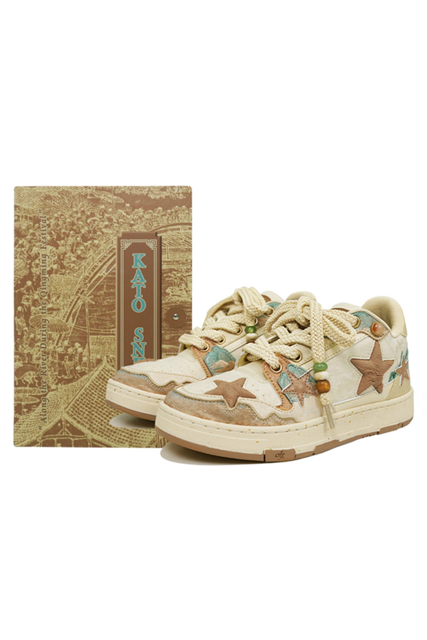 KAALIXTO-‘Riverscape Elegance’ Star Sneaker