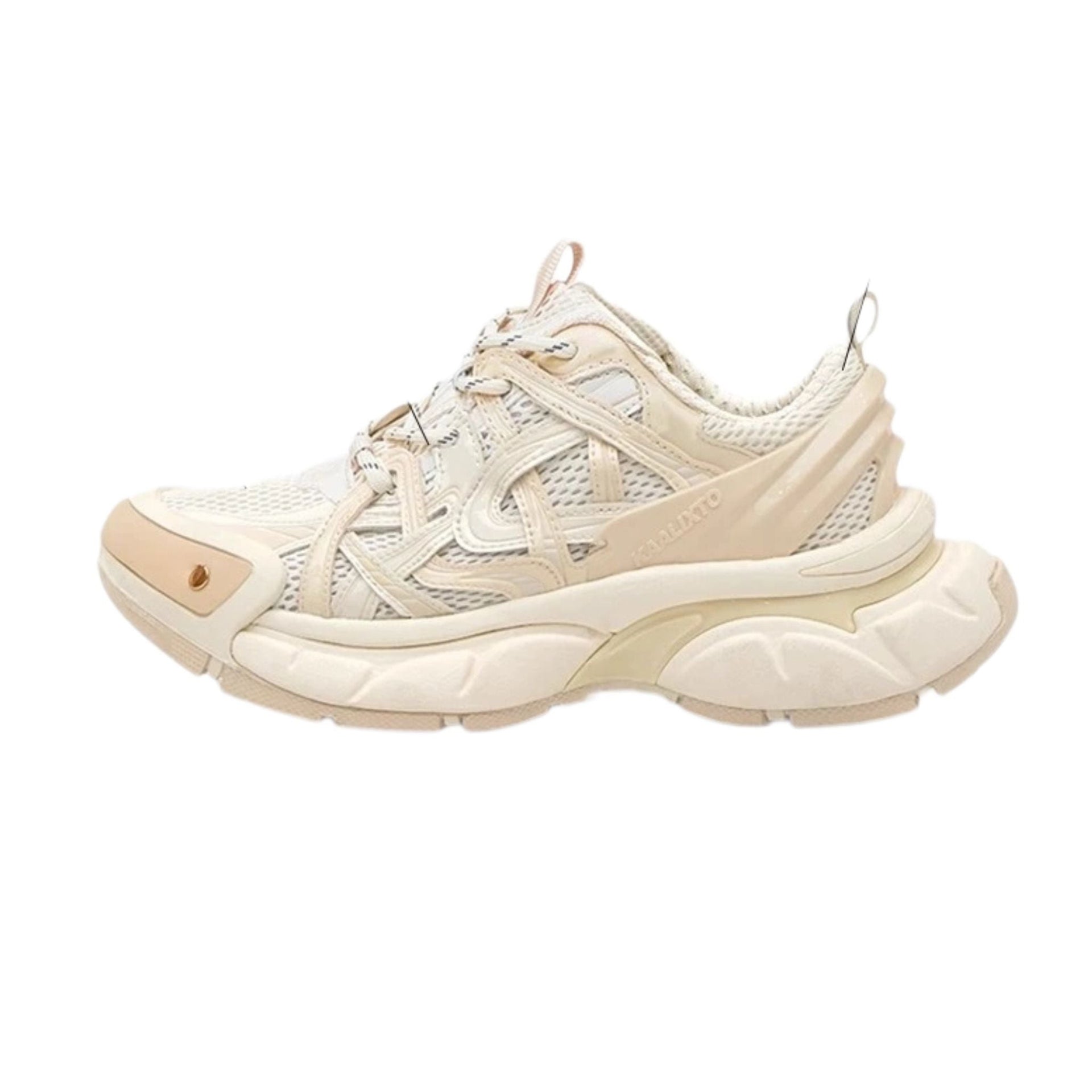 KAALIXTO Clunky Sneakers- Milk Tea Beige