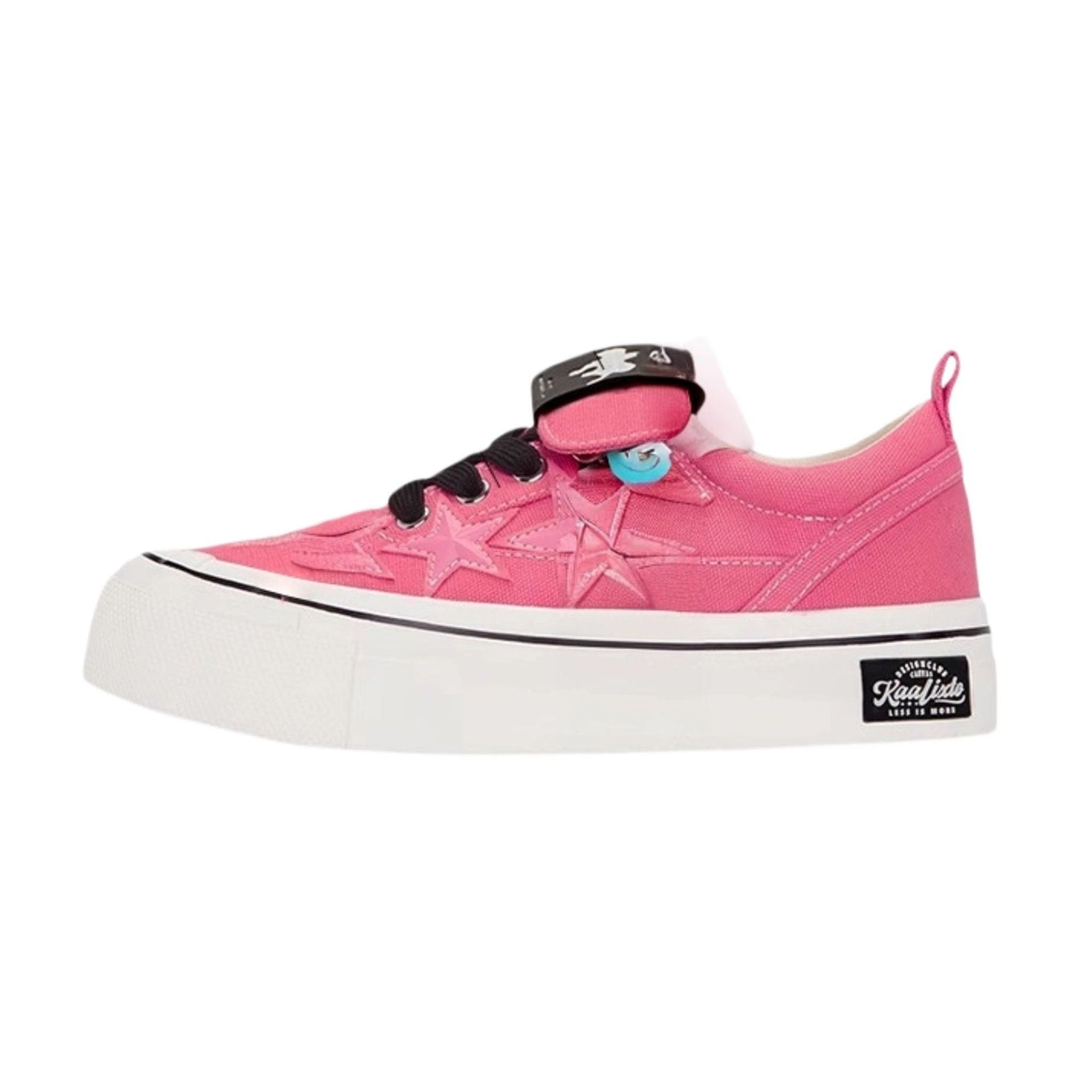 KAALIXTO Star Canvas Shoes- Raspberry Pink