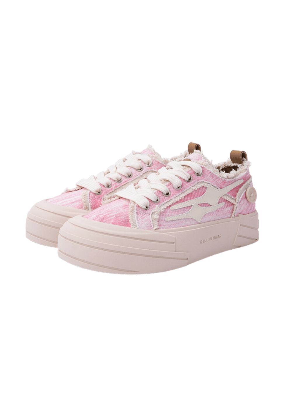 Flower Pink Canvas Shoes