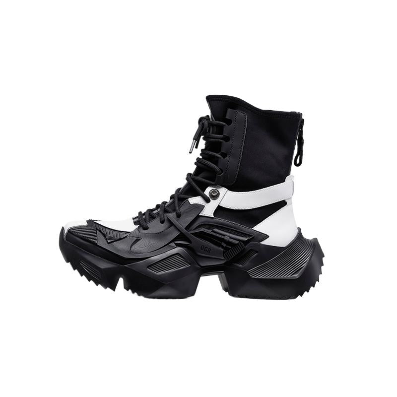 OGR MECHA Couture Panda High Top Boots