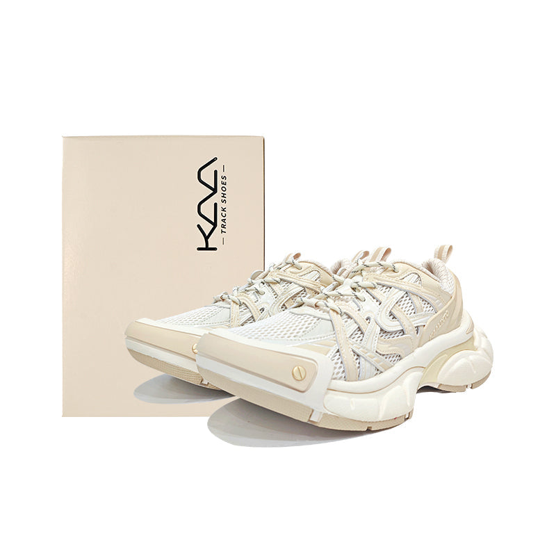 KAALIXTO Clunky Sneakers- Milk Tea Beige